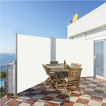 Load image into Gallery viewer, Retractable Double Side Awning - White Water Resistant Patio Awnings Living and Home W 600 x H 180 cm 
