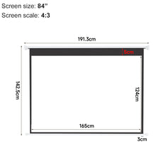 Load image into Gallery viewer, Wall Mount Electric Projector Screen for Home Theater Movie
