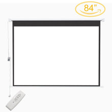 Load image into Gallery viewer, Wall Mount Electric Projector Screen for Home Theater Movie Projector Screens Living and Home 
