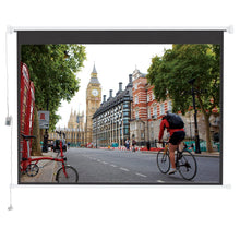 Load image into Gallery viewer, Wall Mount Electric Projector Screen for Home Theater Movie Projector Screens Living and Home 
