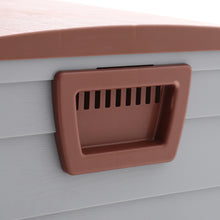 Load image into Gallery viewer, Waterproof Large Plastic Garden Storage Box with Wheels
