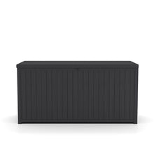 Load image into Gallery viewer, Outdoor Black Storage Deck Box - Large Size Garden Storages &amp; Greenhouses Living and Home 
