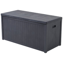Load image into Gallery viewer, Garden Cushion Storage Box Waterproof Grey

