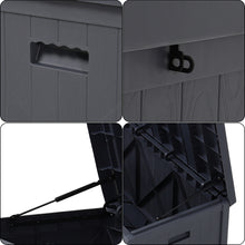 Load image into Gallery viewer, Garden Cushion Storage Box Waterproof Grey
