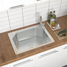 Load image into Gallery viewer, Stainless Steel Kitchen Sink Single Bowl Catering Living and Home 
