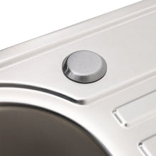 Load image into Gallery viewer, Inset Kitchen Sink Single Bowl Sink with Faucet Aperture Kitchen Sinks Living and Home 
