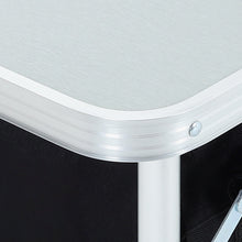 Load image into Gallery viewer, Camping Kitchen Stand Unit Storage Portable Outdoor Black
