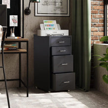 Load image into Gallery viewer, 3/4/6/8Drawers Office Filing Cabinet Metal White Chest Storage Unit Wheels Cabinets Living and Home 
