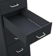 Load image into Gallery viewer, 3/4/6/8Drawers Office Filing Cabinet Metal White Chest Storage Unit Wheels Cabinets Living and Home 
