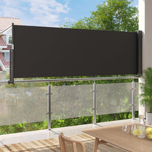 Load image into Gallery viewer, 9ft Length Side Awning Retractable Outdoor Privacy Screen
