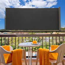 Load image into Gallery viewer, 300cm Outdoor Patio Retractable Side Awning Balcony Sunshade Blind
