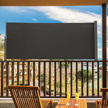 Load image into Gallery viewer, 9ft Length Side Awning Retractable Outdoor Privacy Screen
