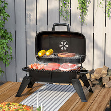 Load image into Gallery viewer, Charcoal Grill 68cm Portable Folding Outdoor Tabletop BBQ Kettle Garden BBQ Grill Living and Home 

