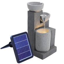 Load image into Gallery viewer, Outdoor Water Fountain Rockery Decor Solar Powered
