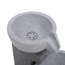 Load image into Gallery viewer, Outdoor Water Fountain Rockery Decor Solar Powered
