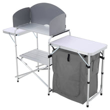 Load image into Gallery viewer, Outdoor Portable Camp Kitchen with Zippered Storage
