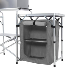 Load image into Gallery viewer, Outdoor Portable Camp Kitchen with Zippered Storage
