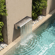 Load image into Gallery viewer, 40cm Back Entry Stainless Steel Water Blade Fountains Living and Home 
