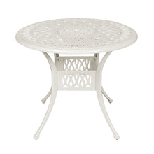 Load image into Gallery viewer, Vintage Round Cast Aluminum Garden Bistro Table
