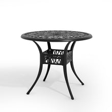 Load image into Gallery viewer, Vintage Round Cast Aluminum Garden Bistro Table
