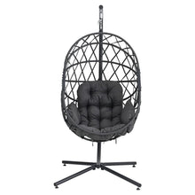 Load image into Gallery viewer, Woven Outdoor Hanging Chair Patio Swing Chairs Living and Home 
