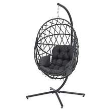 Load image into Gallery viewer, Woven Outdoor Hanging Chair Patio Swing Chairs Living and Home 
