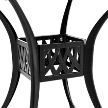 Load image into Gallery viewer, Cast Aluminum Square Outdoor Dining Table Black
