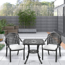 Load image into Gallery viewer, Livingandhome Outdoor Bistro Table and Chair Furniture Set Cast Aluminum, AI1153AI1155
