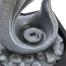 Load image into Gallery viewer, Tabletop Resin Water Fountain with LED Light
