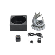 Load image into Gallery viewer, Tabletop Resin Water Fountain with LED Light
