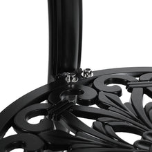 Load image into Gallery viewer, Cast Aluminum Patio Dining Table with Umbrella Hole
