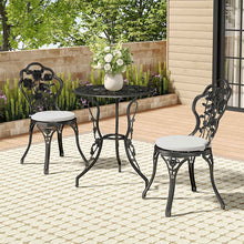 Load image into Gallery viewer, Livingandhome 3pcs Cast Aluminum Outdoor Bistro Dining Set, AI1286
