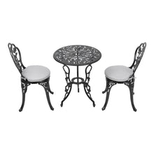 Load image into Gallery viewer, Livingandhome 3pcs Cast Aluminum Outdoor Bistro Dining Set, AI1286
