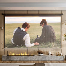 Load image into Gallery viewer, 16:9 Electric Motorized Projector Screen with Remote, 120" Black
