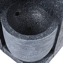 Load image into Gallery viewer, Garden Sanctuary Outdoor Solar-Powered Water Fountain Rockery Decor
