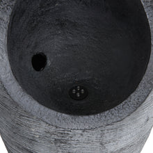 Load image into Gallery viewer, Garden Sanctuary Outdoor Solar-Powered Water Fountain Rockery Decor
