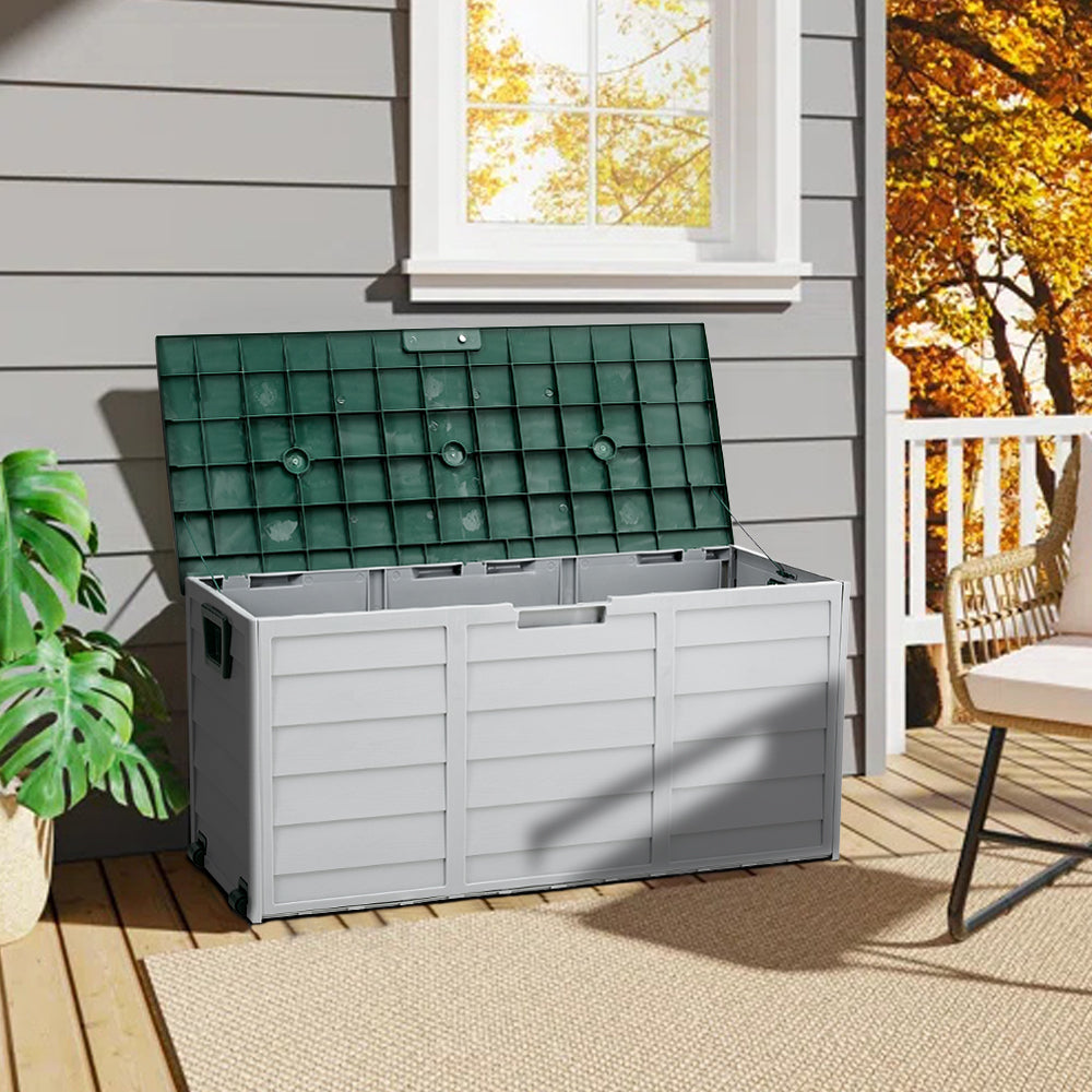 Outdoor Storage Deck Box with Wheels, AI1400