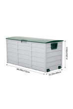 Load image into Gallery viewer, Outdoor Storage Deck Box with Wheels, AI1400
