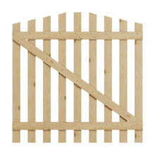 Load image into Gallery viewer, 120x120cm Outdoor Wooden Garden Gate Fence Door
