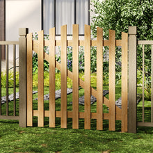 Load image into Gallery viewer, 120x120cm Outdoor Wooden Garden Gate Fence Door
