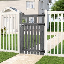 Load image into Gallery viewer, 76x120cm Outdoor Wooden Garden Gate Fence Door
