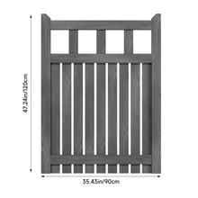 Load image into Gallery viewer, 90x120cm Outdoor Wooden Garden Gate Fence Door
