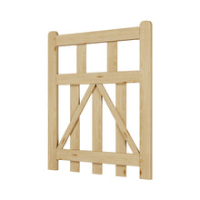 Load image into Gallery viewer, 2.5x3ft Outdoor Wooden Garden Gate Fence Door
