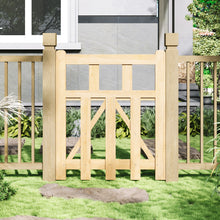 Load image into Gallery viewer, 2.5x3ft Outdoor Wooden Garden Gate Fence Door
