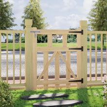 Load image into Gallery viewer, 2.5x3ft Outdoor Wooden Garden Gate Fence Door
