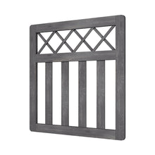 Load image into Gallery viewer, 3 x 3 ft Outdoor Cross Top Wooden Garden Gate Pedestrian Fence Yard Door
