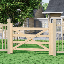 Load image into Gallery viewer, Wooden Garden Gate with Door Latch

