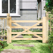 Load image into Gallery viewer, Wooden Garden Gate with Door Latch

