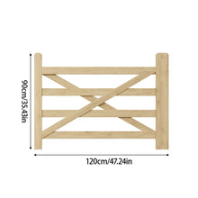 Load image into Gallery viewer, Wooden Garden Gate with Door Latch
