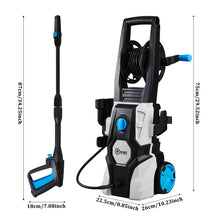 Load image into Gallery viewer, 90 Bar High Pressure Washer with 1600W Power and Aluminum Motor
